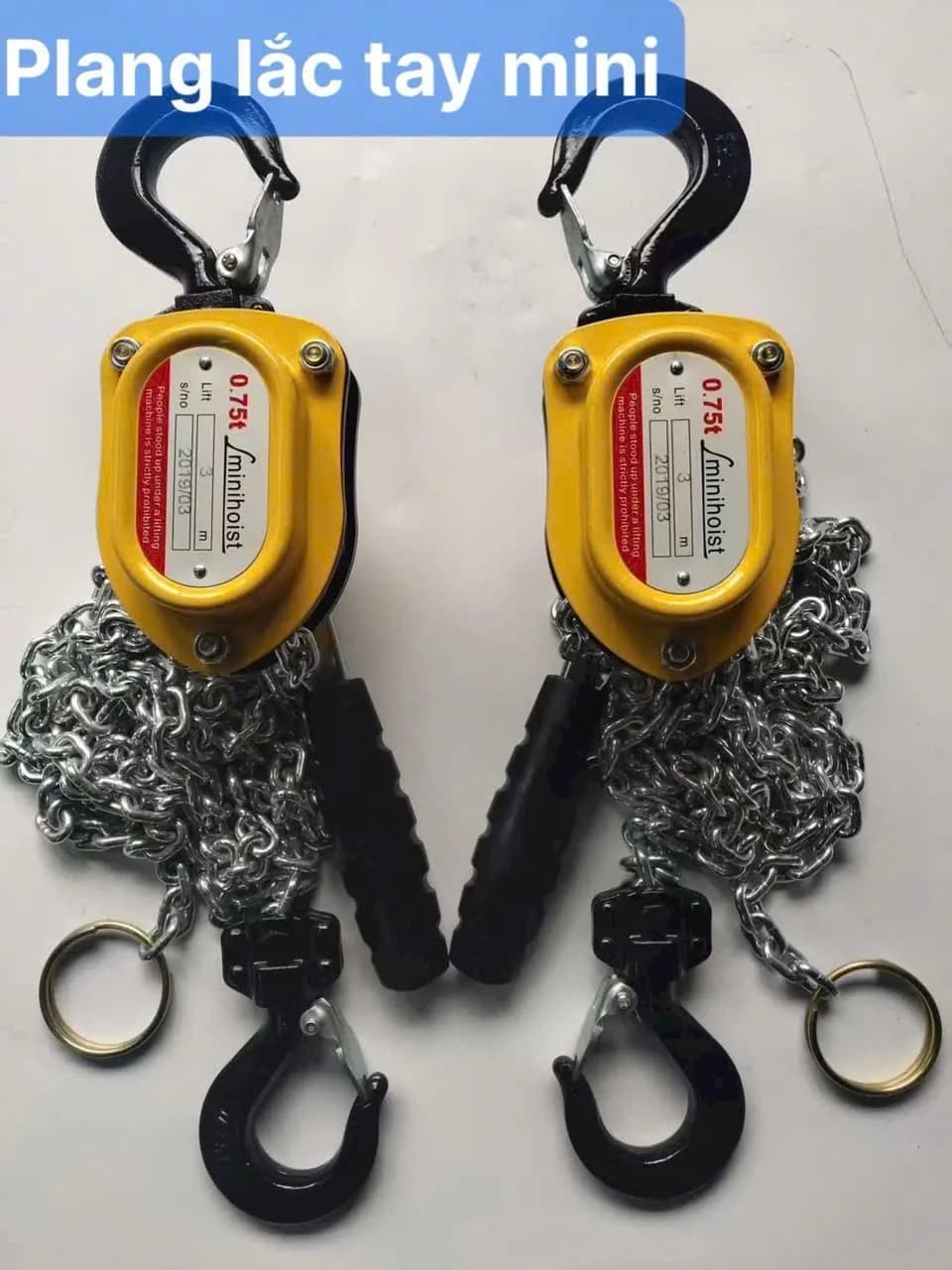 Palang lắc tay mini (màu vàng) 0.75Tx1.5m