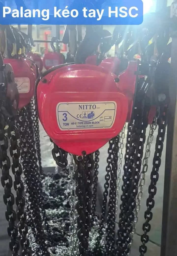 Palang xích kéo tay HSC tải trọng 1Tx3m