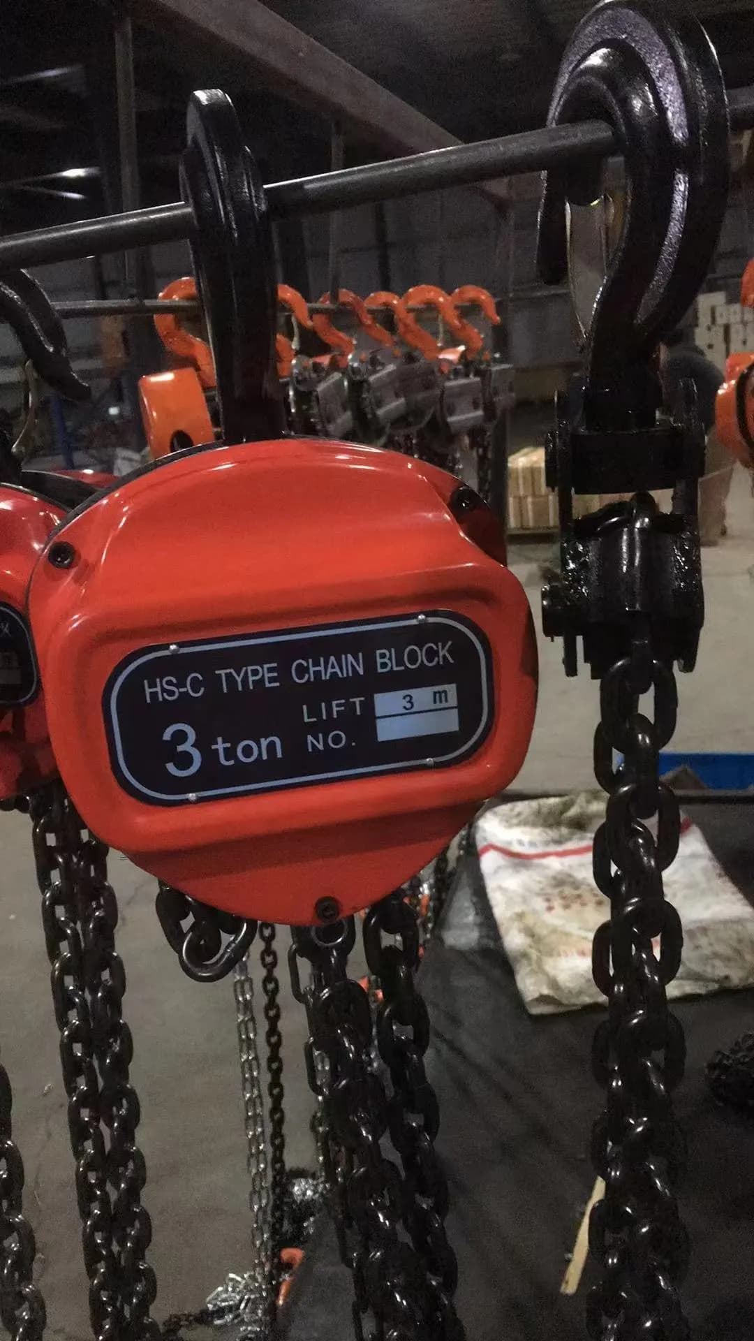 Palang xích kéo tay HSC tải trọng 5Tx9m