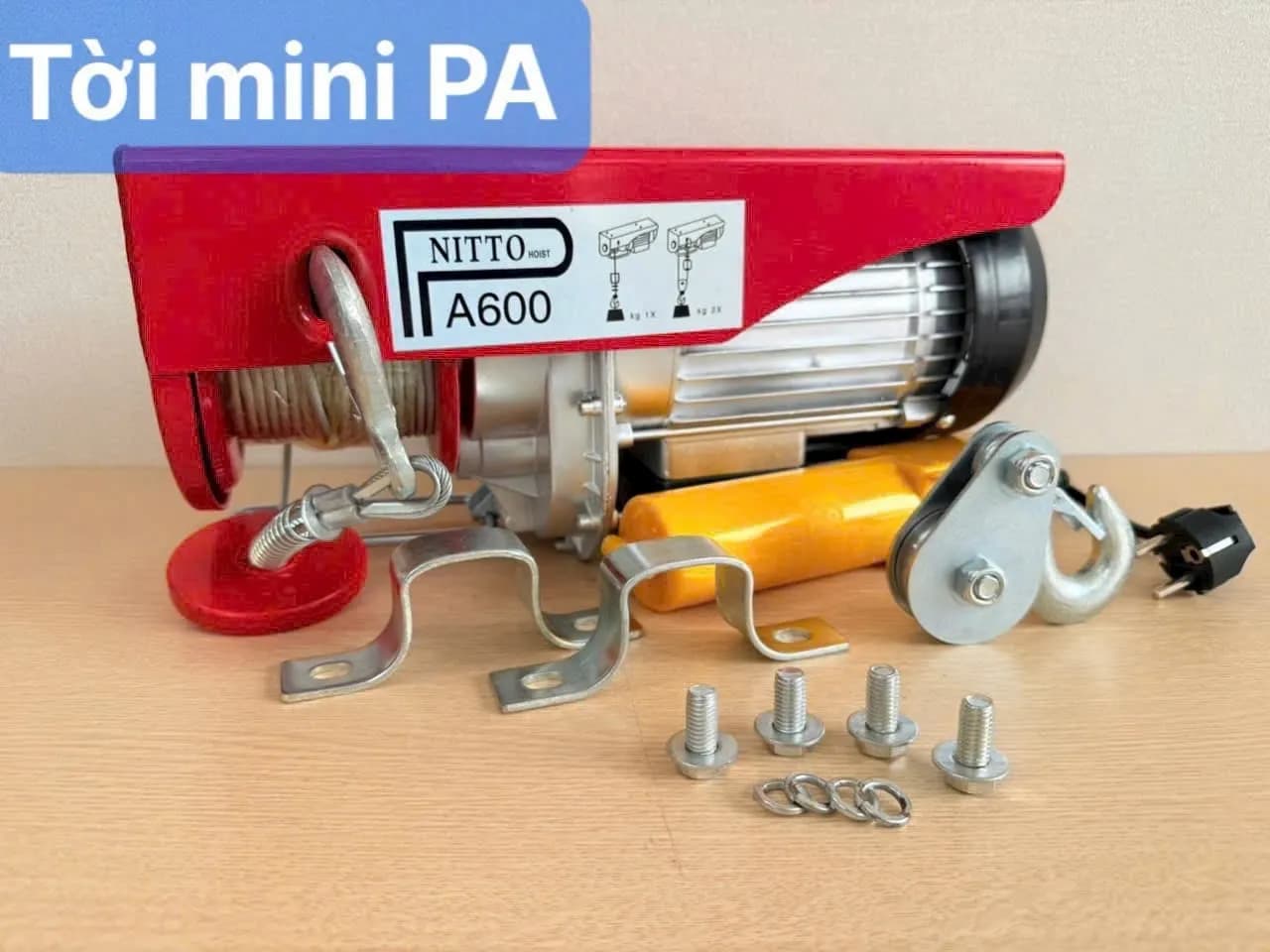 Tời điện mini PA đồng PA600-12m