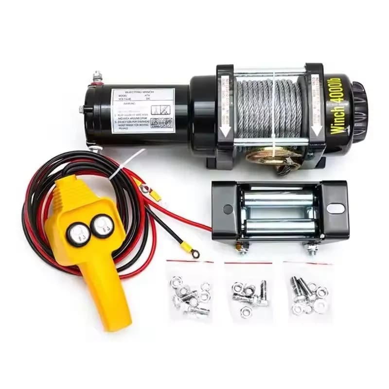 Tời Pin ắc quy 12V 12000LBS