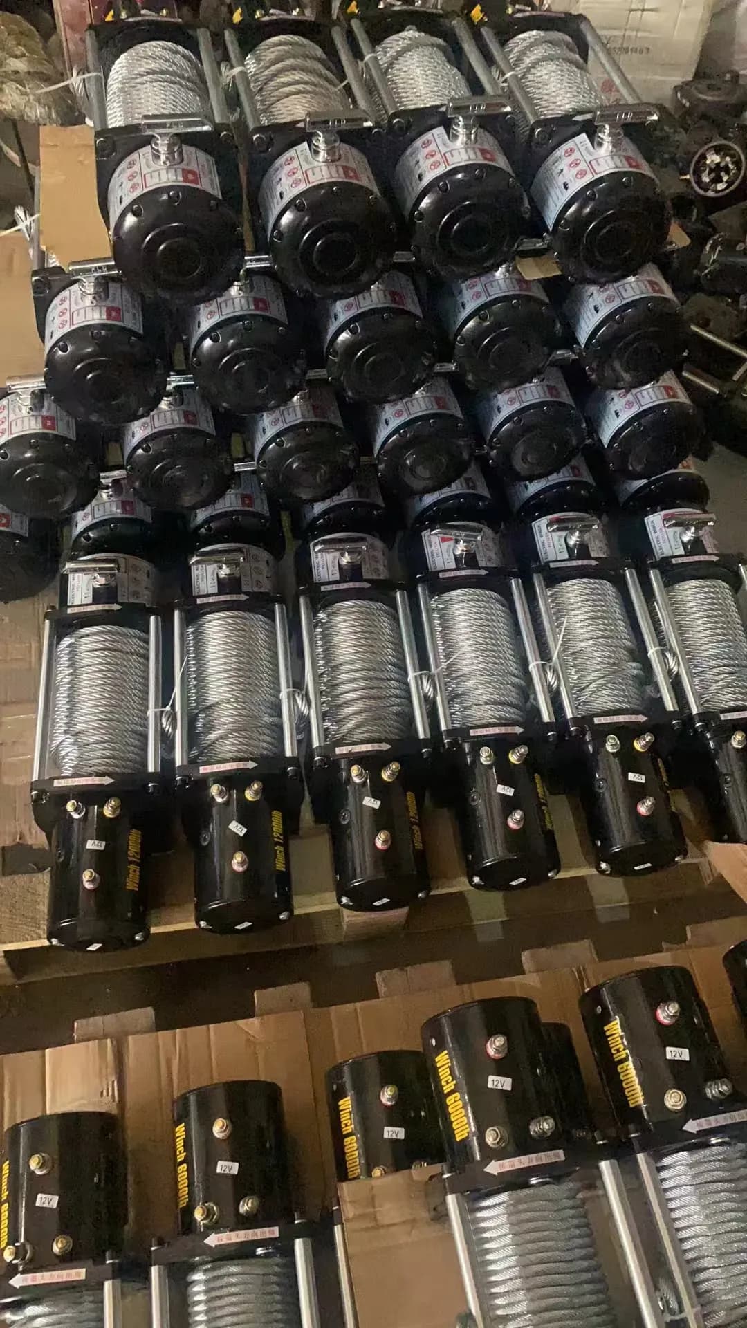 Tời Pin ắc quy 12V 12000LBS