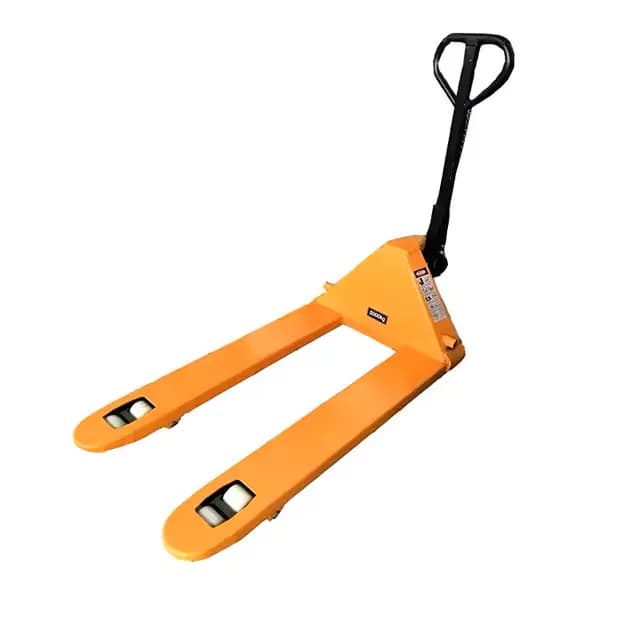 Xe nâng tay thấp bánh nhựa 3Tx550