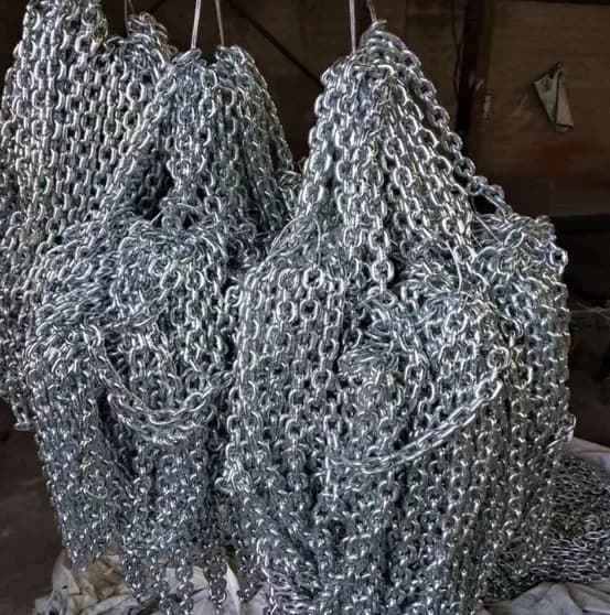 Xích trắng mạ kẽm 14mm/50kg