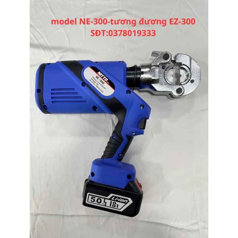 Máy ép cos thủy lực dùng pin NE-300 (model cũ EZ-300)