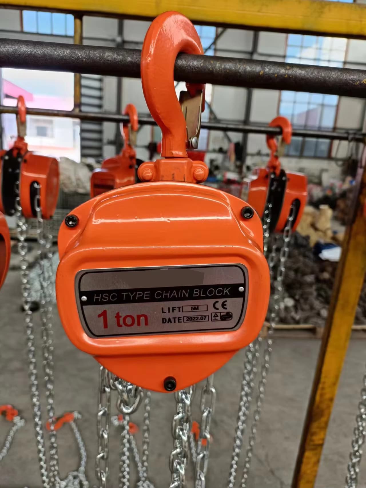 Palang xích kéo tay HSC tải trọng 5Tx6m