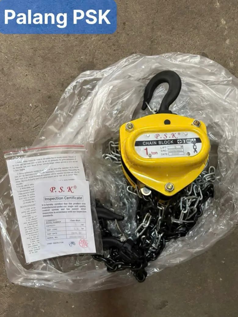 Palang xích kéo tay PSK 10Tx6m