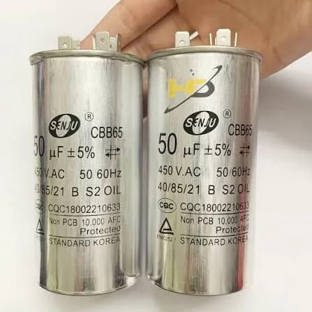 Tụ Điện Động Cơ CBB65 50uF 450VAC